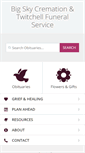 Mobile Screenshot of helenafunerals.com